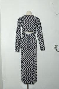 jacquard knit onepiece / AAAMYYY