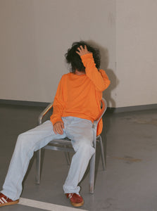 long sleeve logo tee