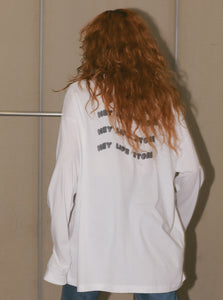 long sleeve logo tee
