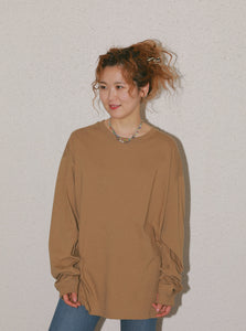 long sleeve logo tee