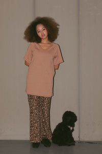 leopard easy pants