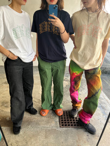 natural/ hey vintage print T