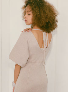 flare knit dress