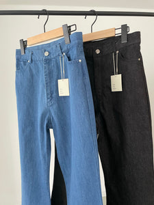 flare stretch denim