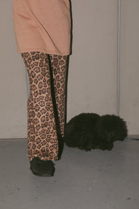 leopard easy pants