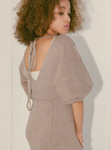 flare knit dress